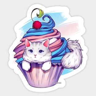 Trans Pride Catcake Sticker